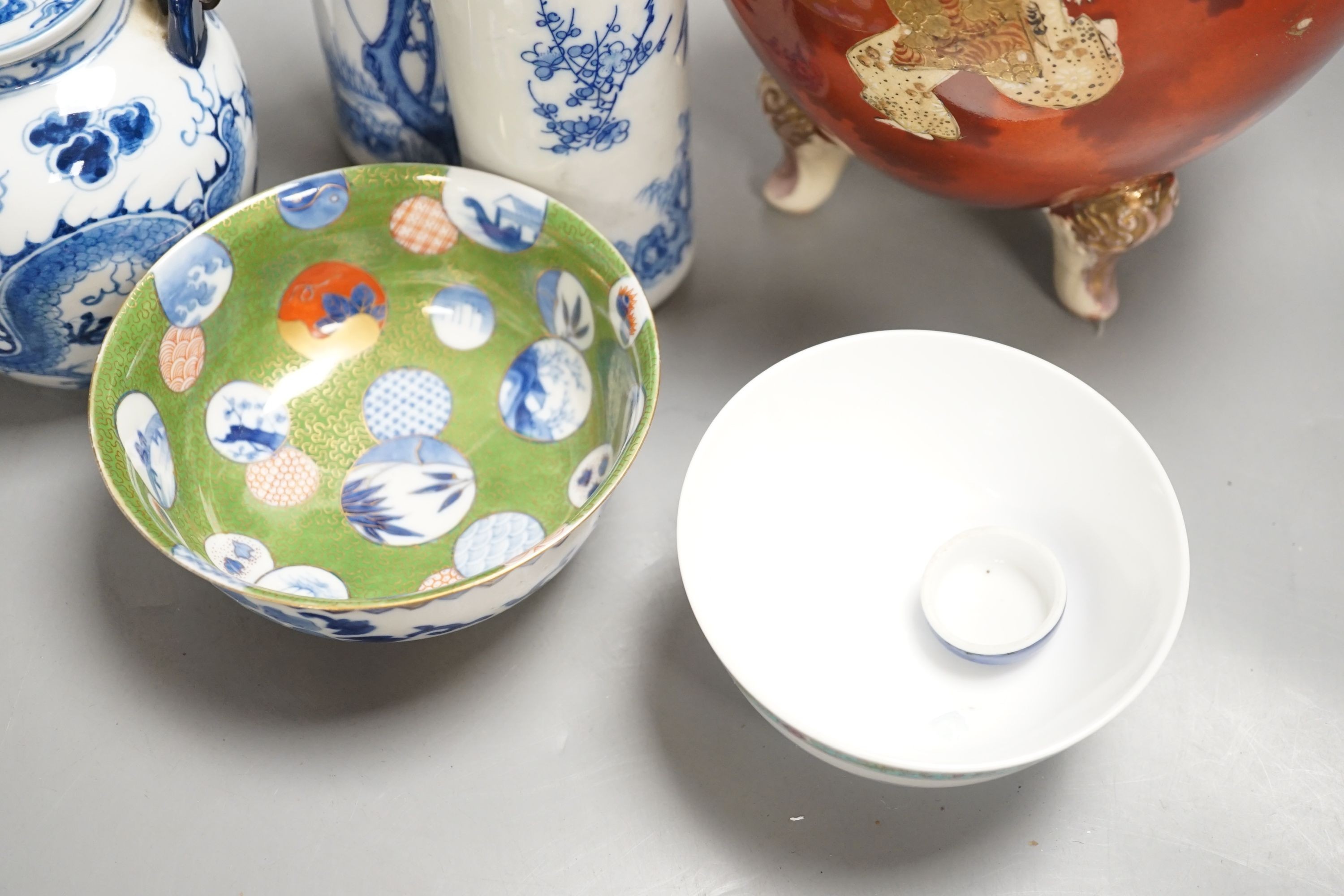 A group of Chinese and Japanese ceramics